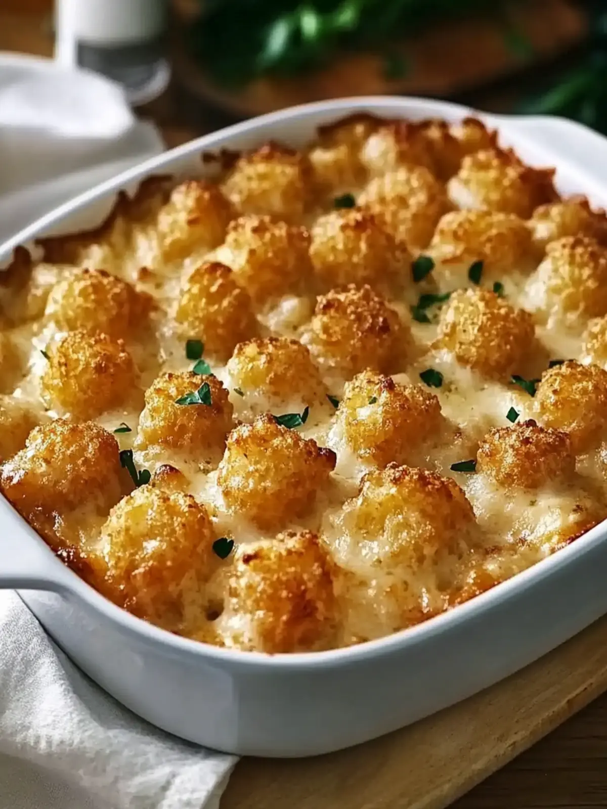Delicious Chicken Alfredo Tater Tot Casserole Your Family Will Love 2 Chicken Alfredo Tater Tot Casserole