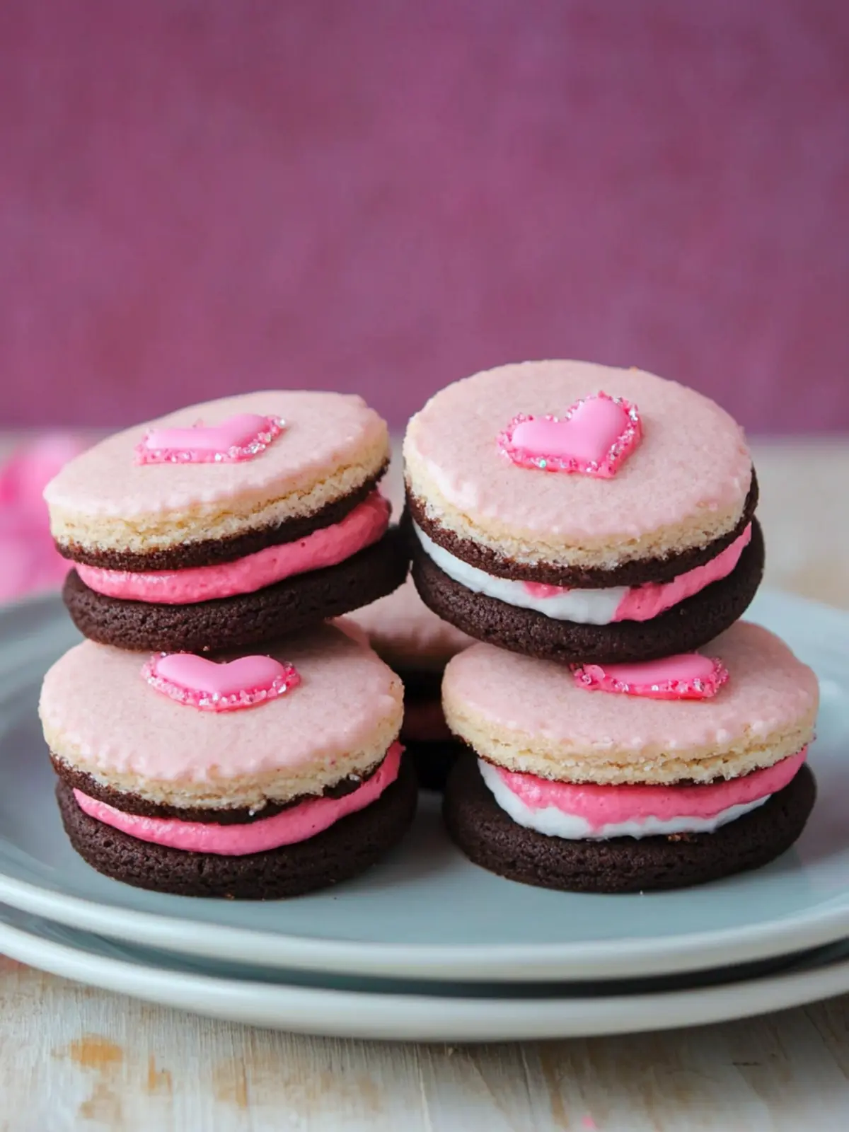 Heavenly Valentine Sandwich Cookies to Wow Your Loved Ones 3 Valentine Sandwich Cookies