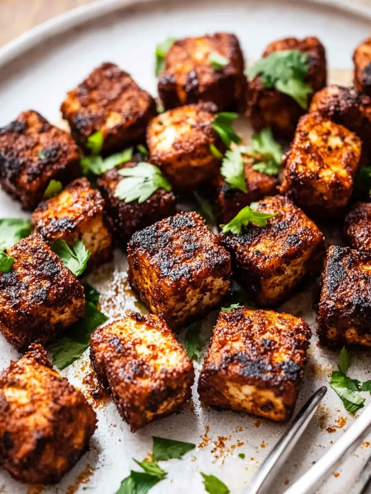 Crispy Cajun Tofu Bites