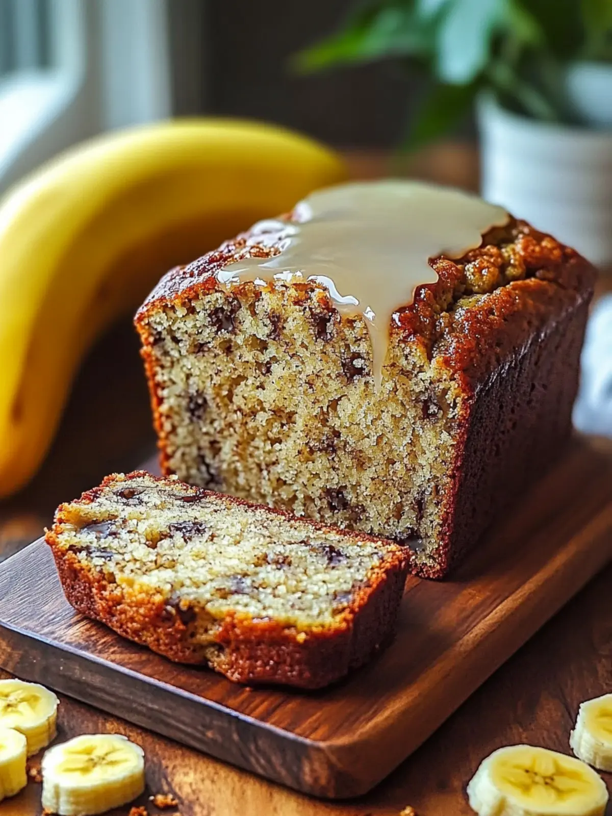 Banana Bread with Maple Syrup
