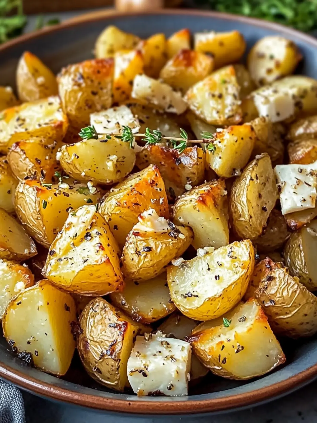 Savory Garlic Roasted Potatoes