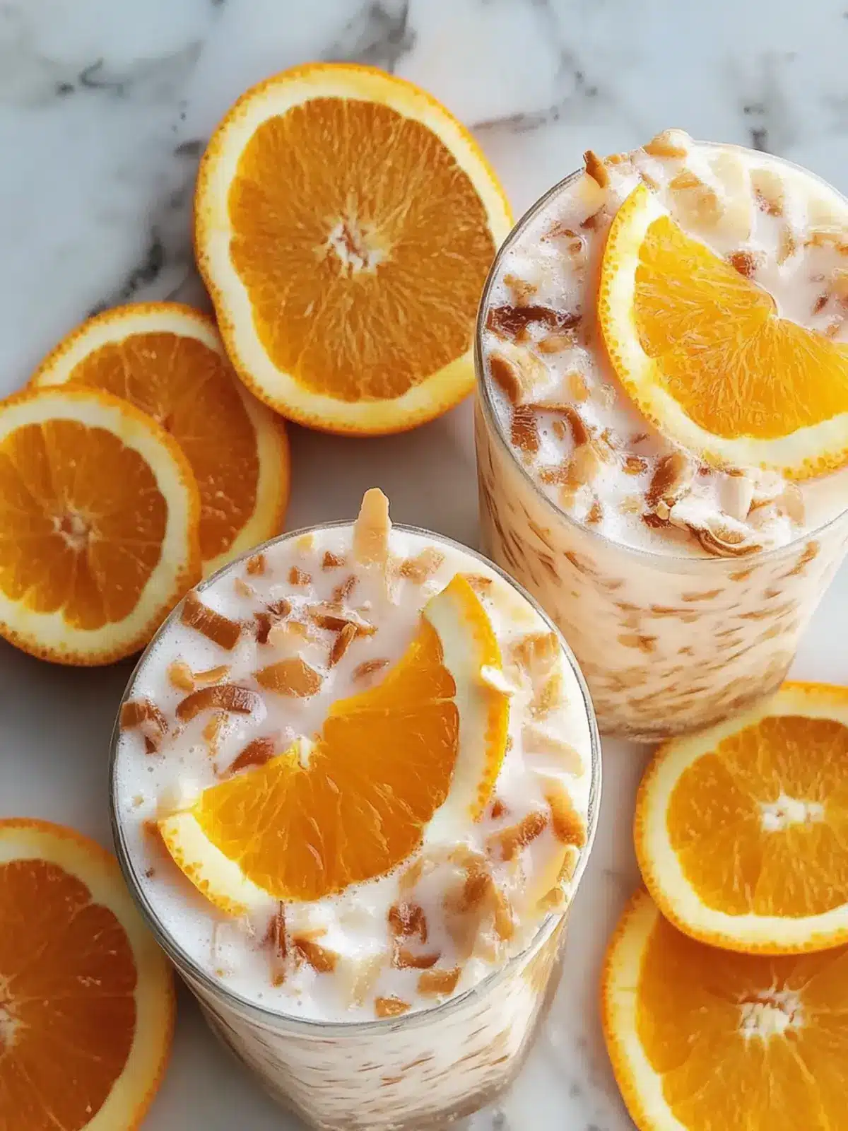 Refreshing Coconut Orange Glow: Your Easy Tropical Delight 2 Refreshing Coconut Orange Glow