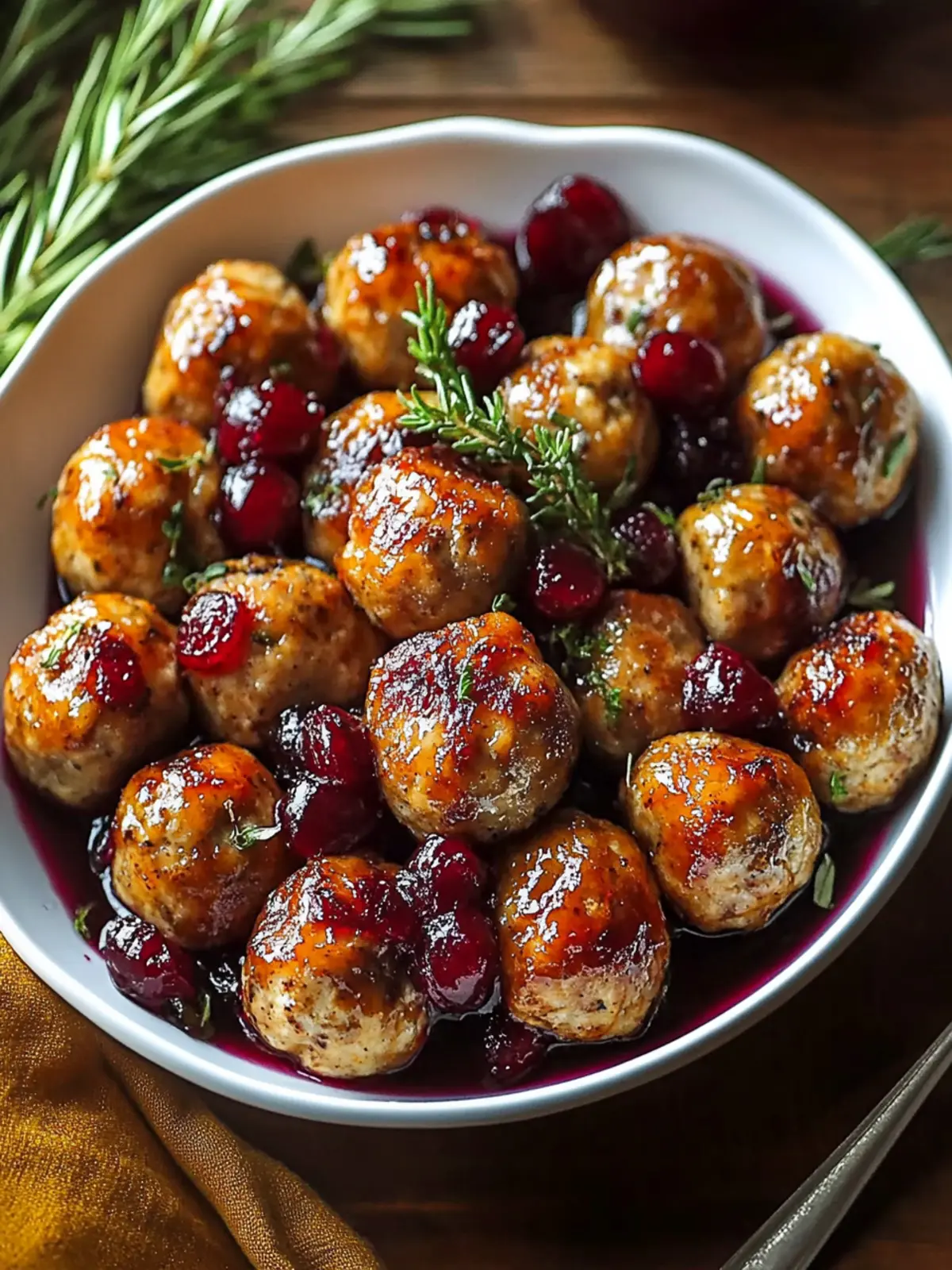 Cranberry Orange Chicken Meatballs: A Flavorful Festive Delight 3 Cranberry Orange Chicken Meatballs
