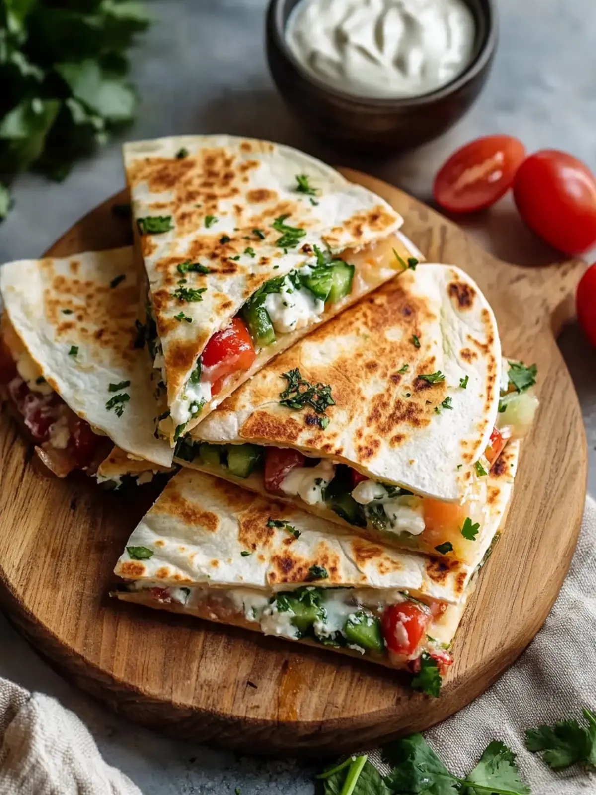 Mediterranean Quesadilla: Quick, Cheesy Love for Your Dinner 5 Mediterranean Quesadilla