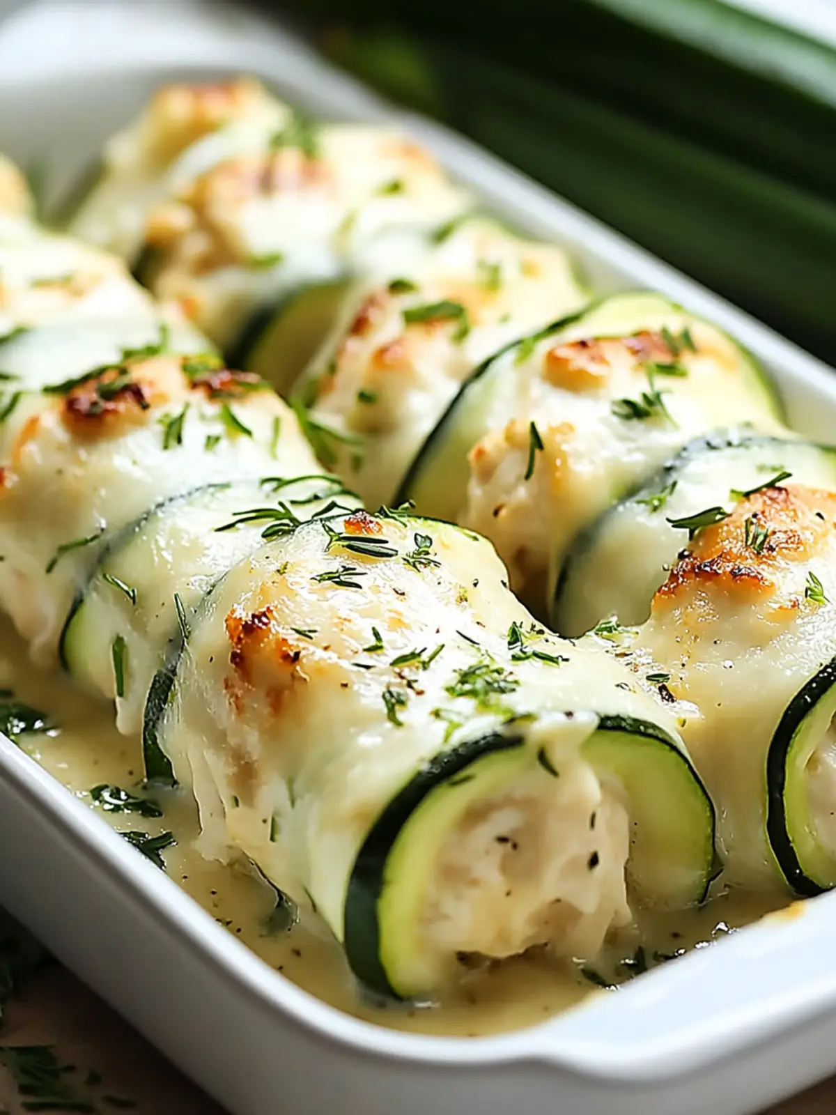 Zucchini Chicken Alfredo Roll Ups for Guilt-Free Comfort Food 3 Zucchini Chicken Alfredo Roll Ups