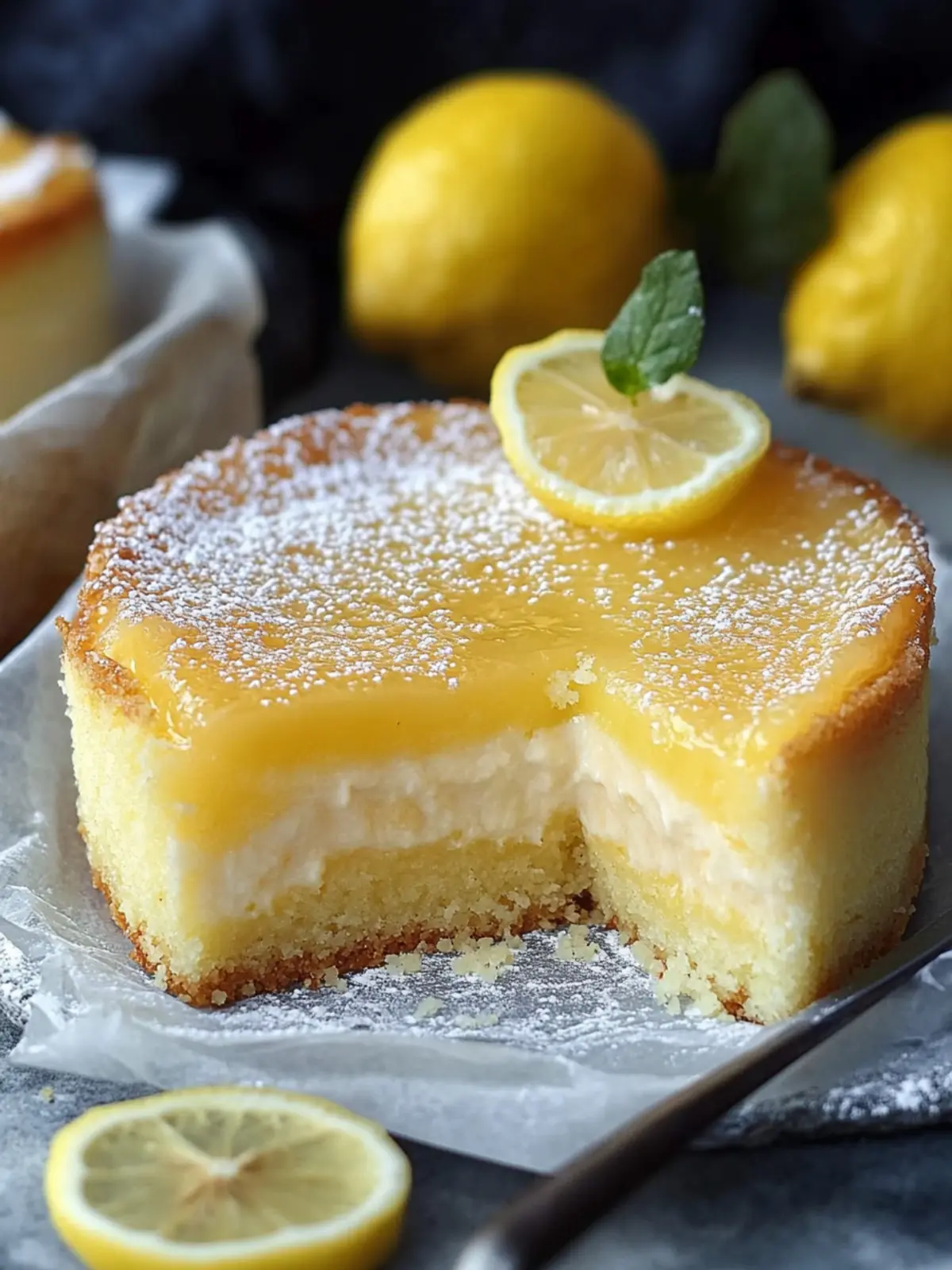Lemon Custard Cake That Will Brighten Your Day 5 Lemon Custard Cake