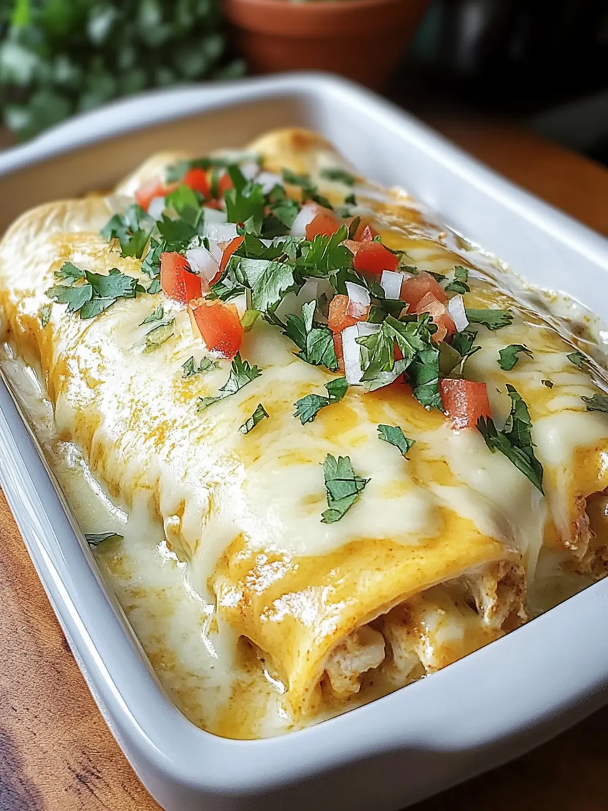 Creamy Queso Chicken Enchiladas for Ultimate Weeknight Comfort 5 Creamy Queso Chicken Enchiladas