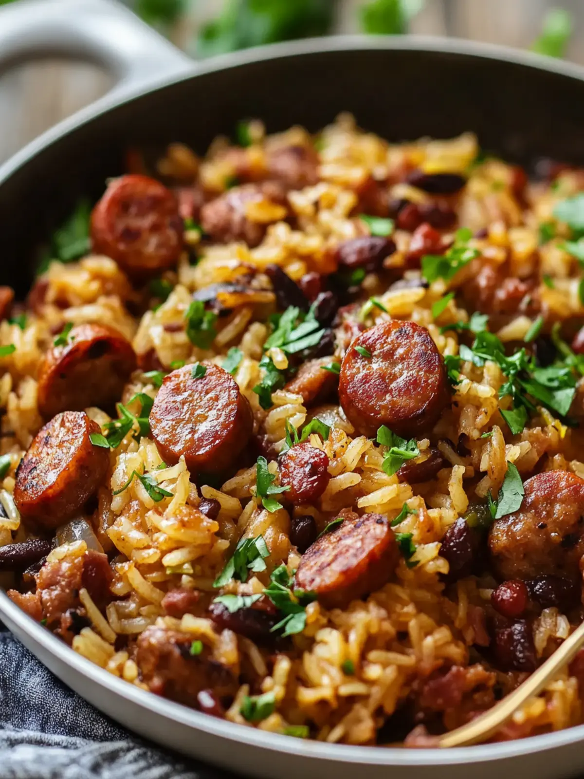 One-Pot Sausage and Rice Skillet for Effortless Weeknight Dinners 4 One-Pot Sausage and Rice Skillet