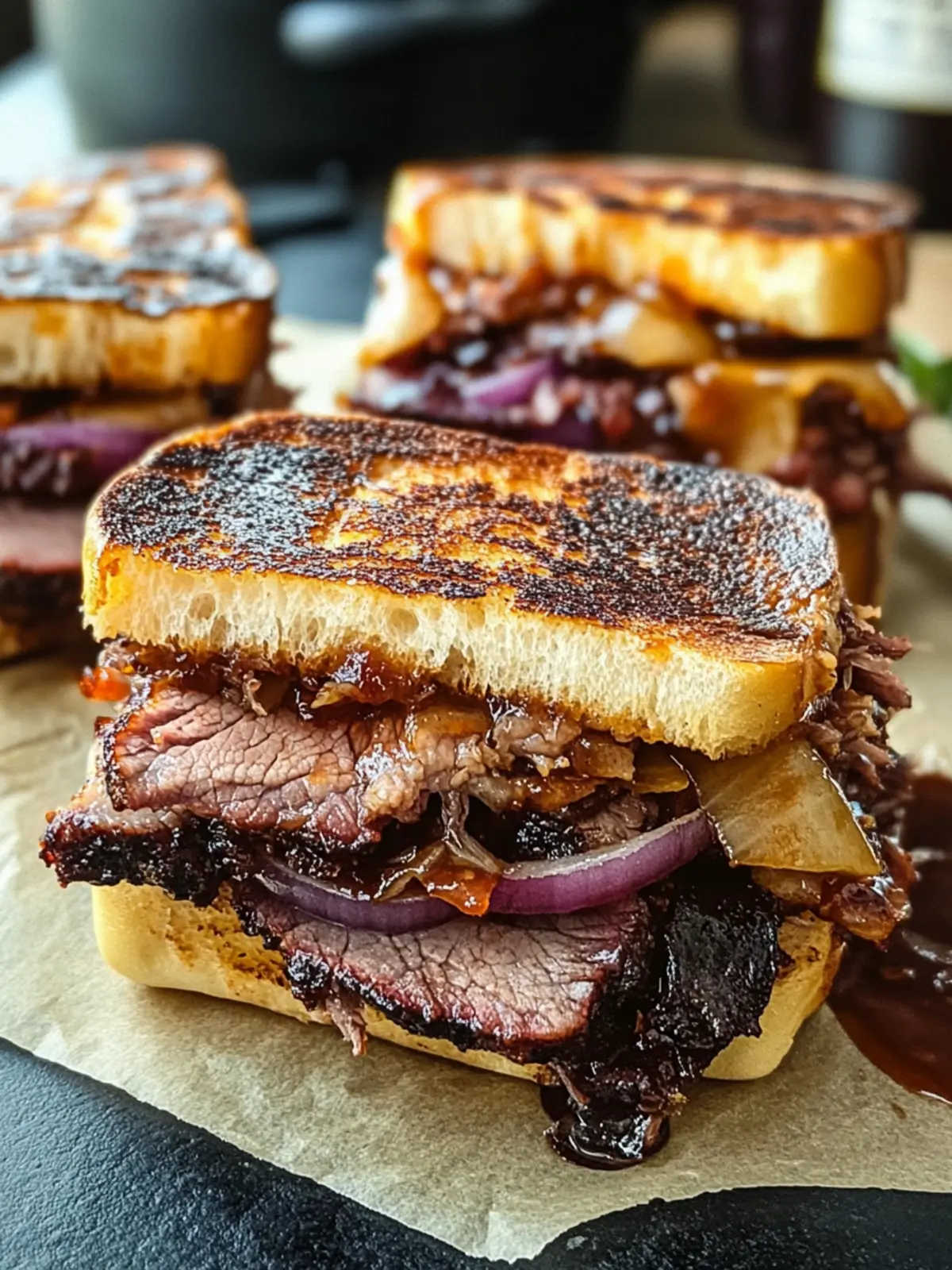 BBQ Brisket Melts: Your New Comfort Food Obsession 2 BBQ Brisket Melts