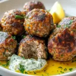 Baked Greek Lentil Meatballs with Creamy Tzatziki Bliss 6 Baked Greek Lentil Meatballs with Creamy Tzatziki