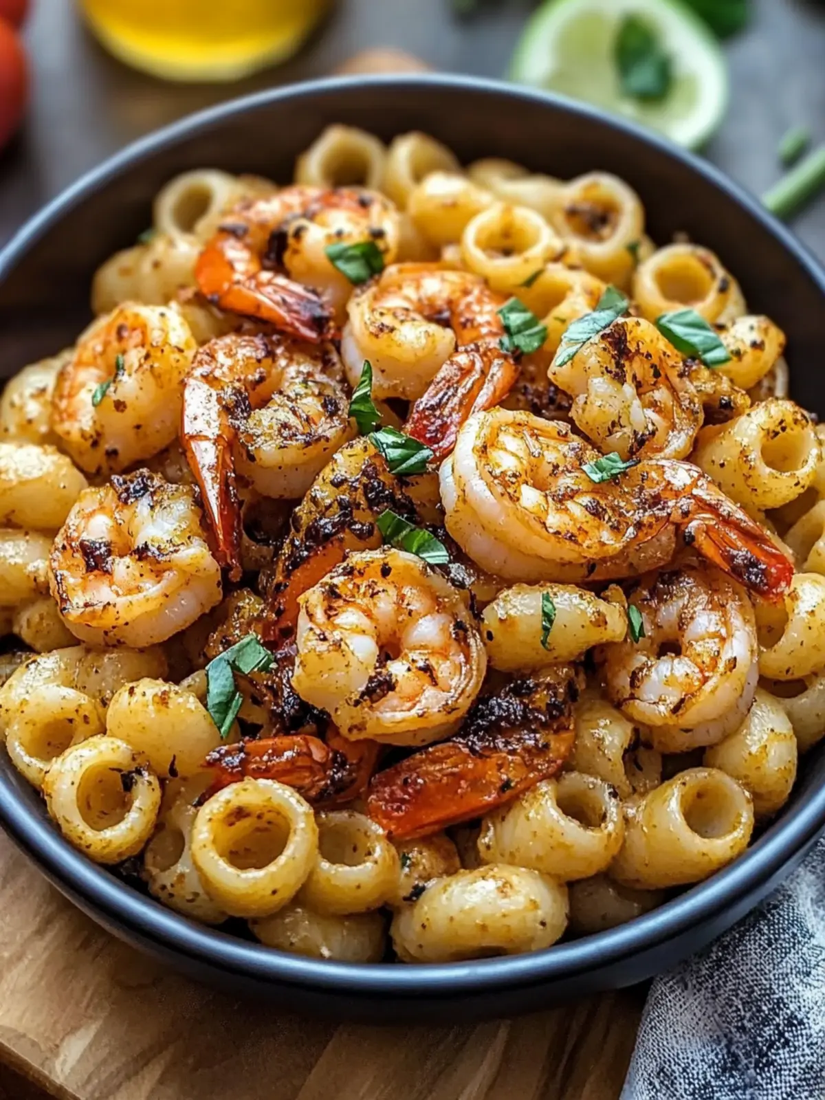Savor Blackened Shrimp Cavatappi for a Cozy Night In 2 Blackened Shrimp Cavatappi