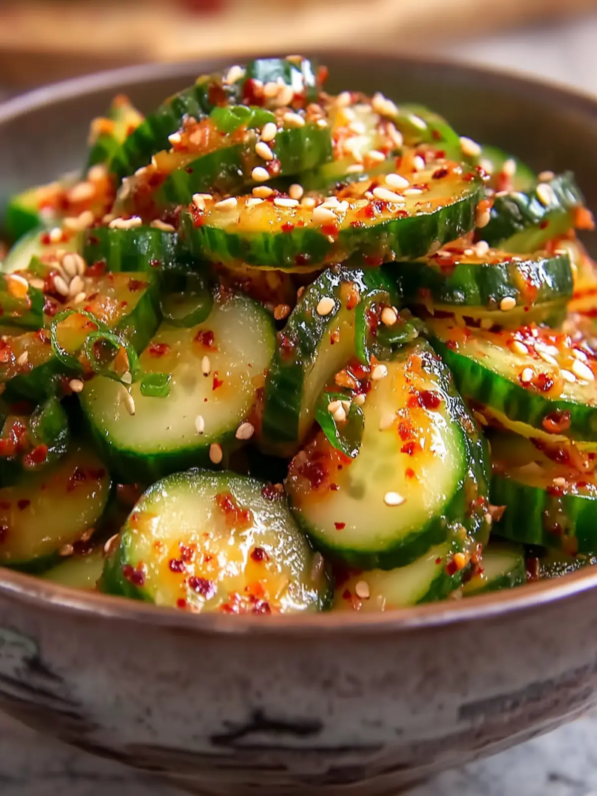 Spicy Korean-Style Cucumber Salad: Quick & Zesty Crunch 3 Spicy Korean-Style Cucumber Salad
