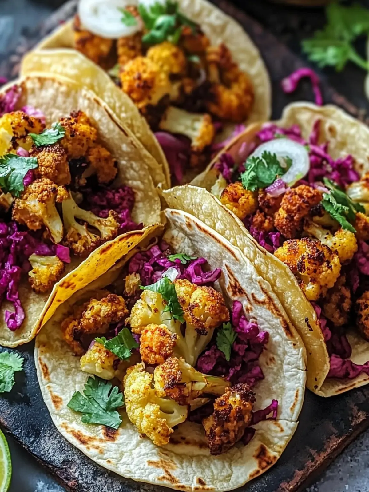 Irresistible Vegetarian Cauliflower Street Tacos You’ll Love 2 Vegetarian Cauliflower Street Tacos
