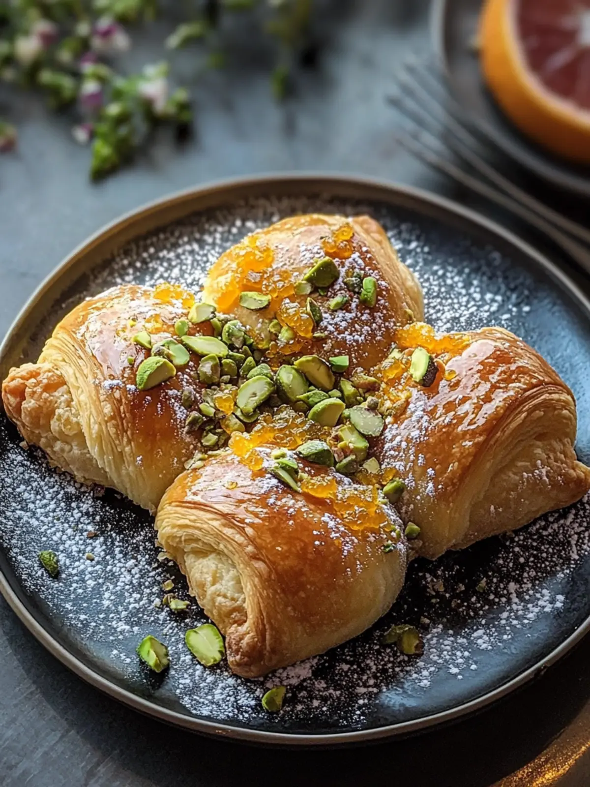 Pistachio Orange Pastries: A Sweet Mediterranean Delight 5 Pistachio Orange Pastries