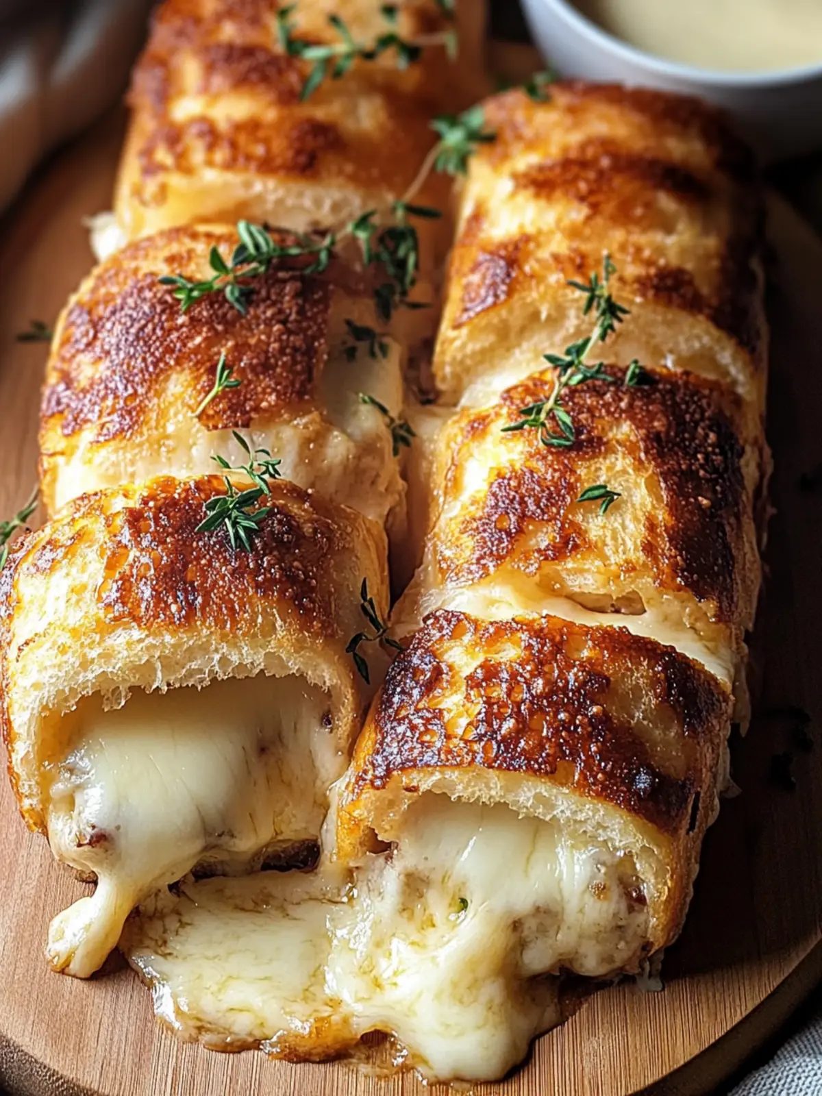 Melted Hawaiian Roll Cheese Pull for Ultimate Comfort Food Bliss 3 Melted Hawaiian Roll Cheese Pull