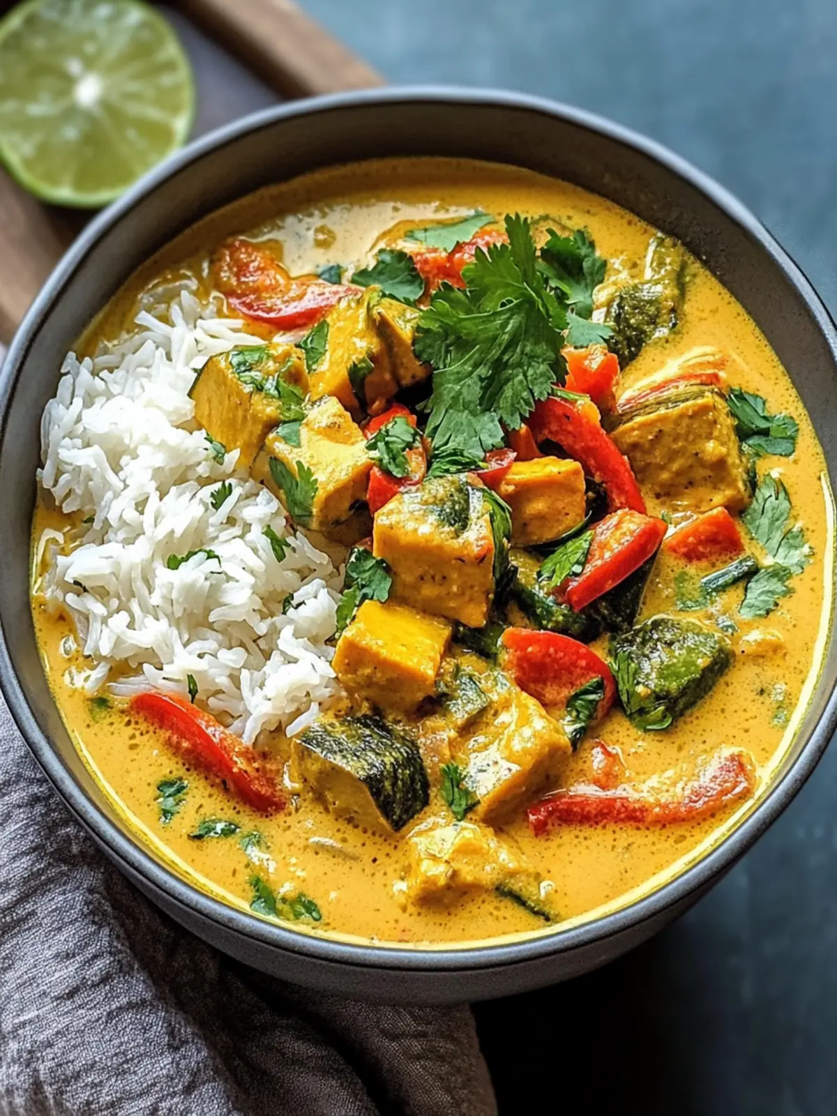 Delicious Vegan Keto Coconut Curry in 30 Minutes or Less 4 Vegan Keto Coconut Curry