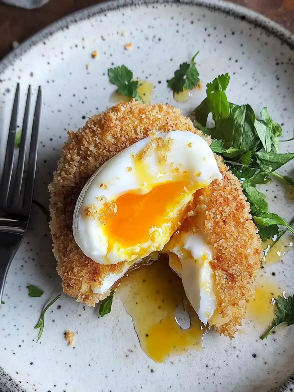 Crispy Panko Crumbed Poached Eggs on Avocado Toast Delight 4 Panko Crumbed Poached Eggs