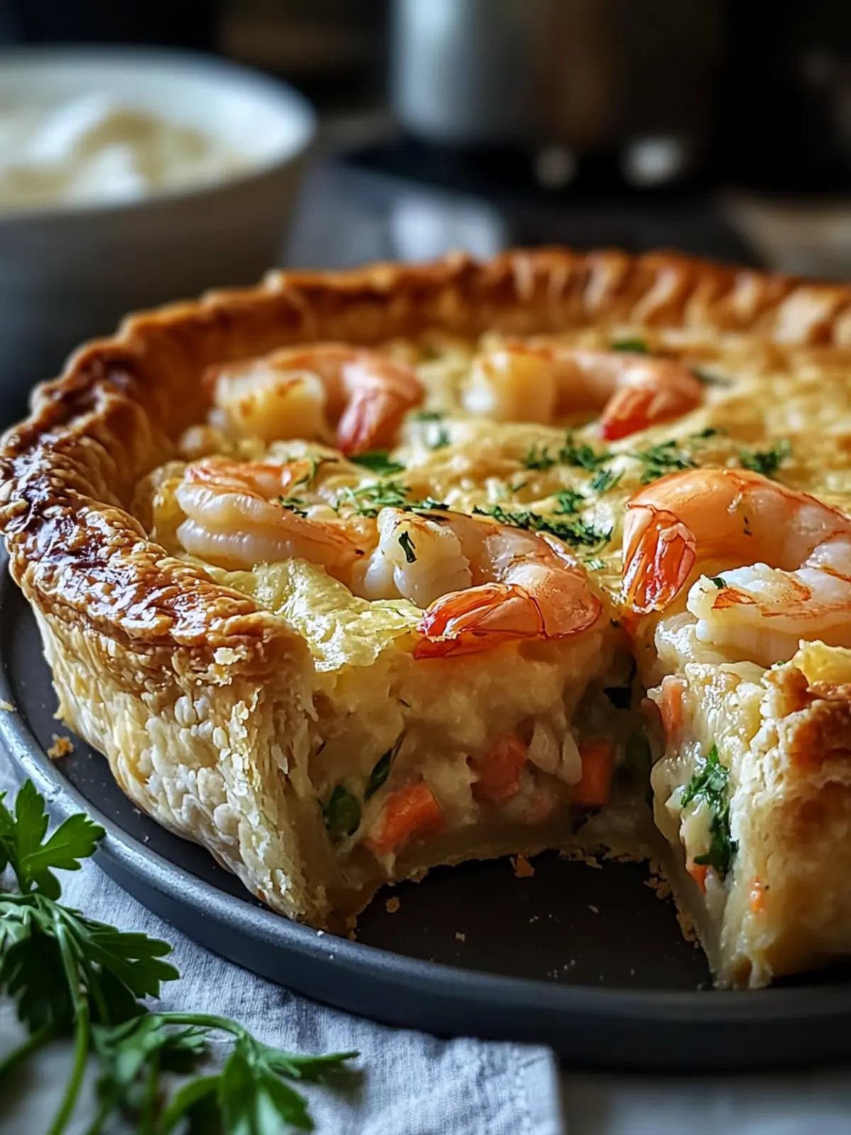 Savory Florida Shrimp Pie: A Coastal Family Favorite 3 Florida Shrimp Pie