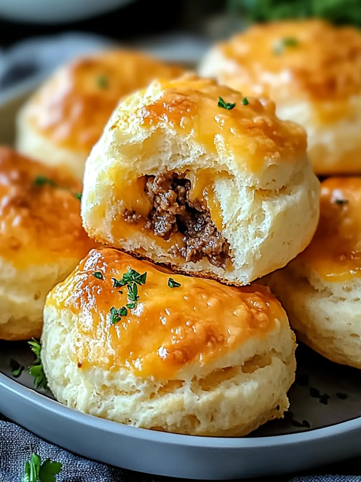 Cheesy Beef Biscuit Bombs for Ultimate Comfort Food Bliss 2 Cheesy Beef Biscuit Bombs