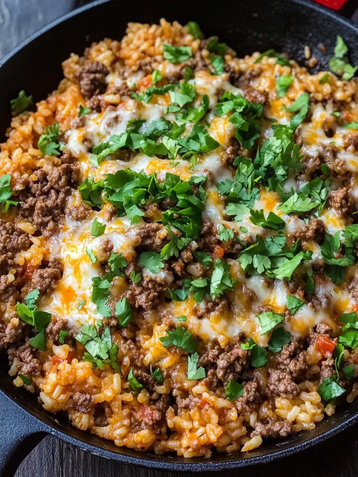 Cheesy Beef and Rice Skillet: Ultimate Tex-Mex Comfort Food 3 Cheesy Beef and Rice Skillet