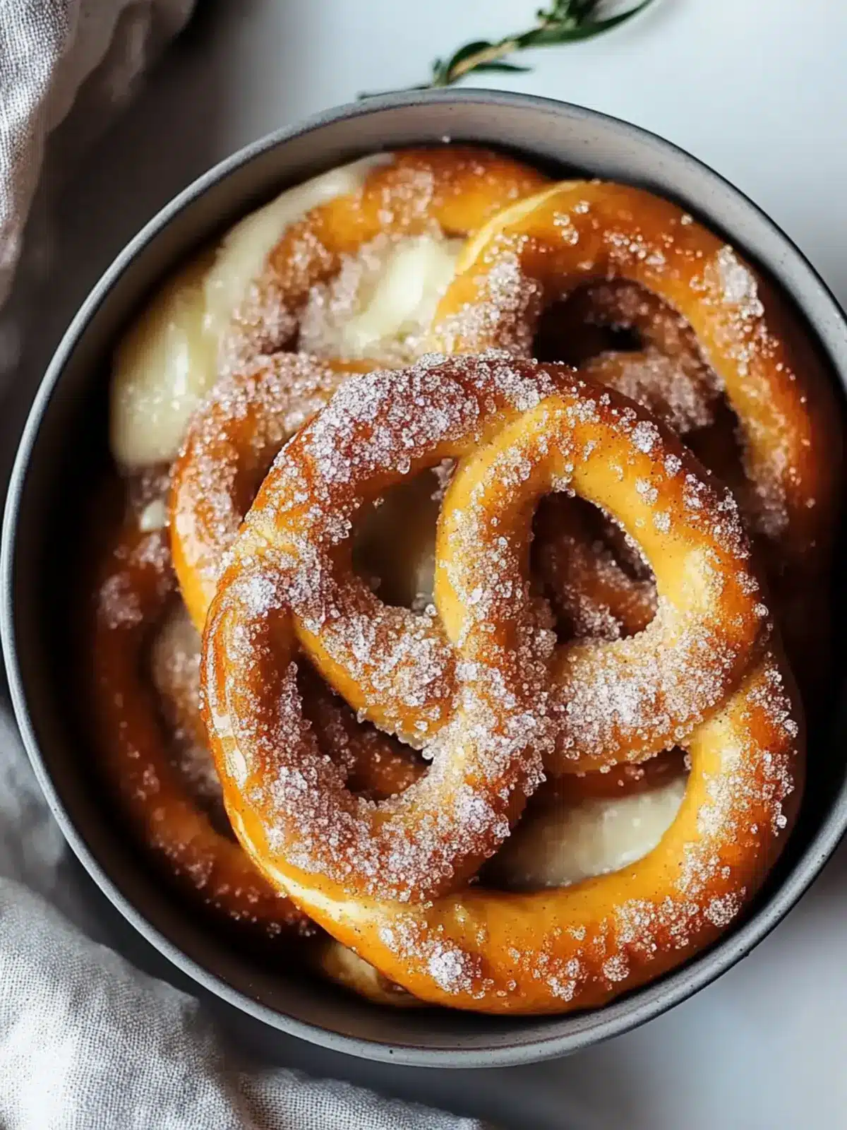 Cinnamon Sugar Soft Pretzels: A Sweet & Cozy Delight 2 Cinnamon Sugar Soft Pretzels