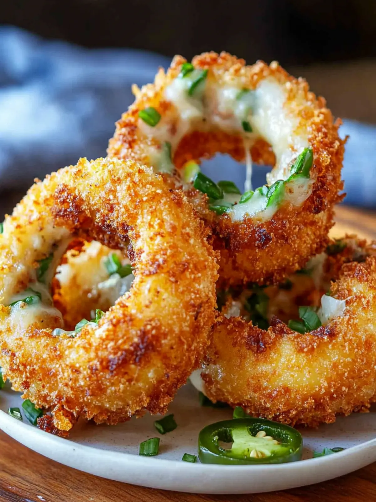 Jalapeño Popper Stuffed Onion Rings Recipe for Crispy Bliss 4 Jalapeño Popper Stuffed Onion Rings Recipe