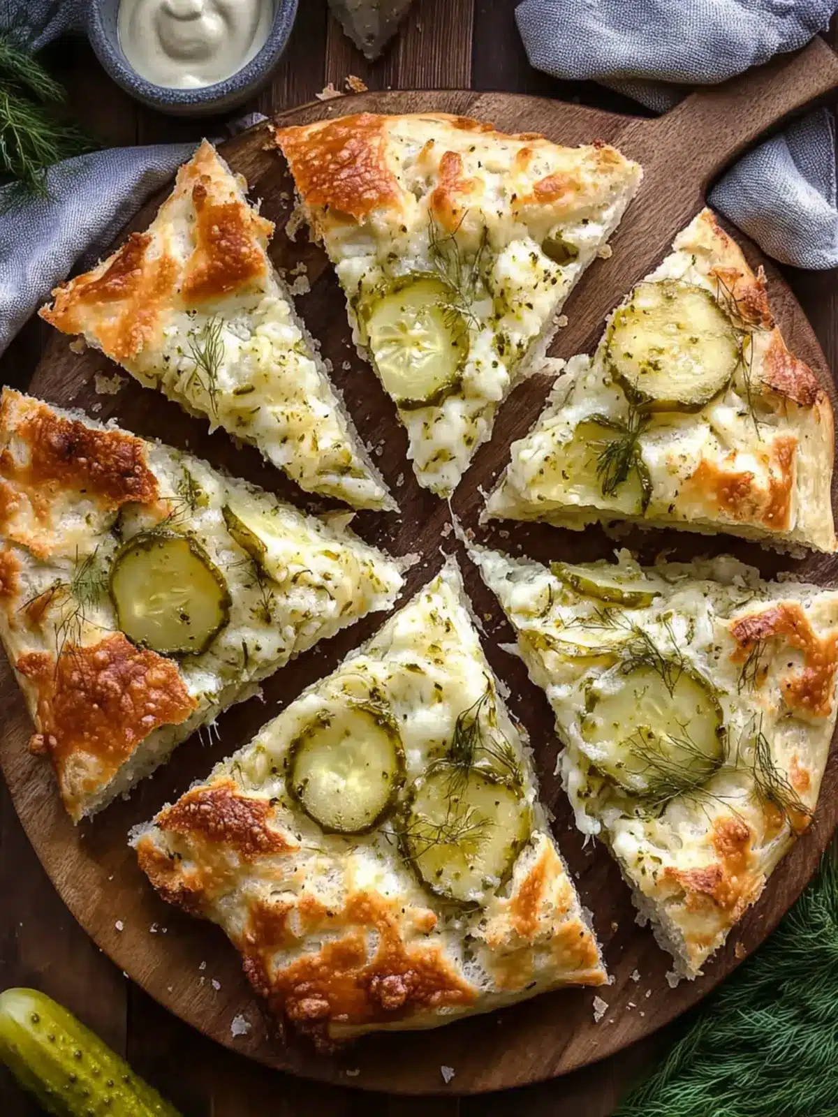 Dill Pickle Focaccia Bread: A Tangy Twist for Homemade Bliss 5 Dill Pickle Focaccia Bread