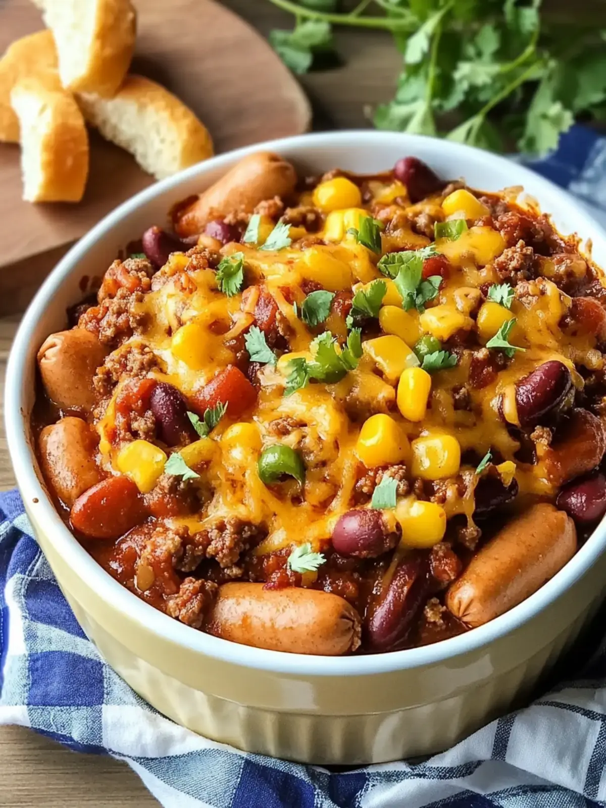 Savory Crockpot Chili Dog Casserole Your Family Will Love 4 Crockpot Chili Dog Casserole
