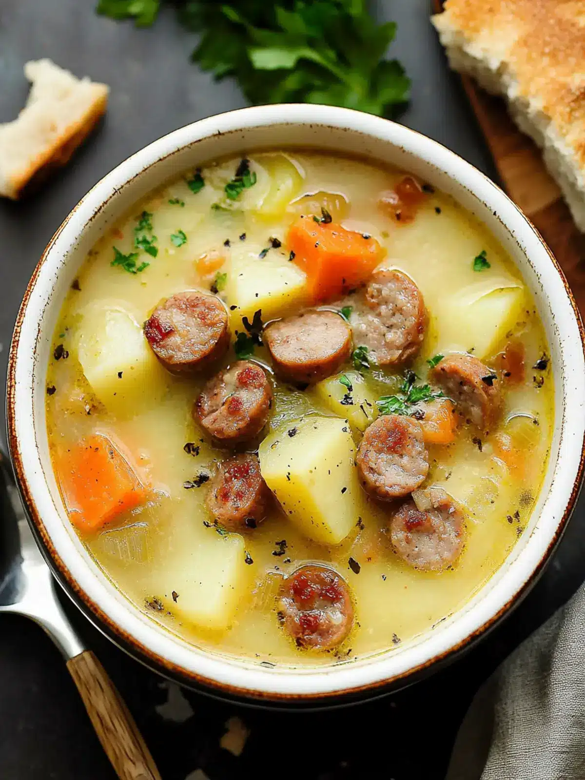 Hearty Classic German Potato Soup With Sausage for Cozy Nights 4 Classic German Potato Soup With Sausage