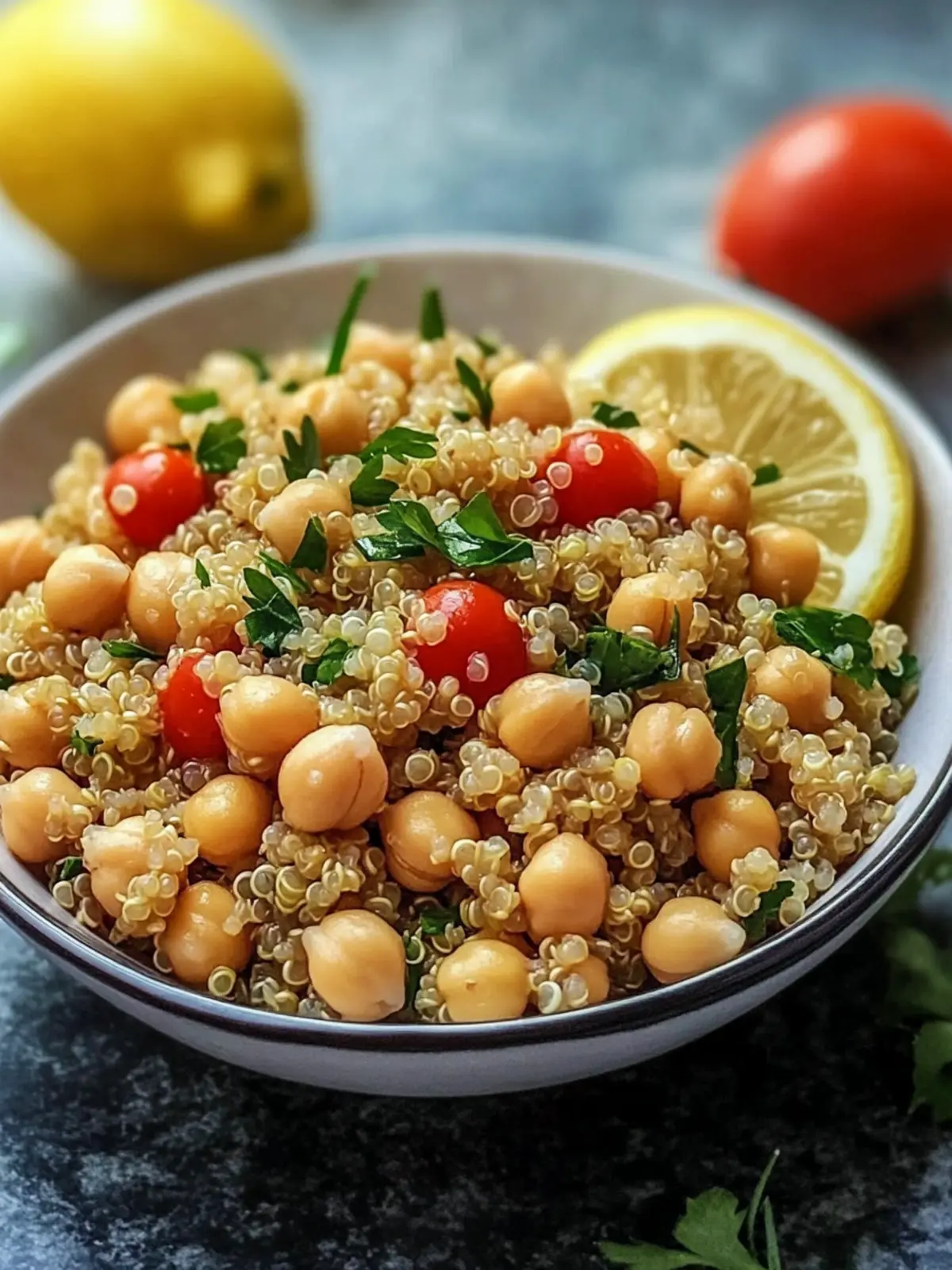 Lemon Herb Quinoa with Chickpeas: A Fresh, Flavorful Delight 4 Lemon Herb Quinoa with Chickpeas