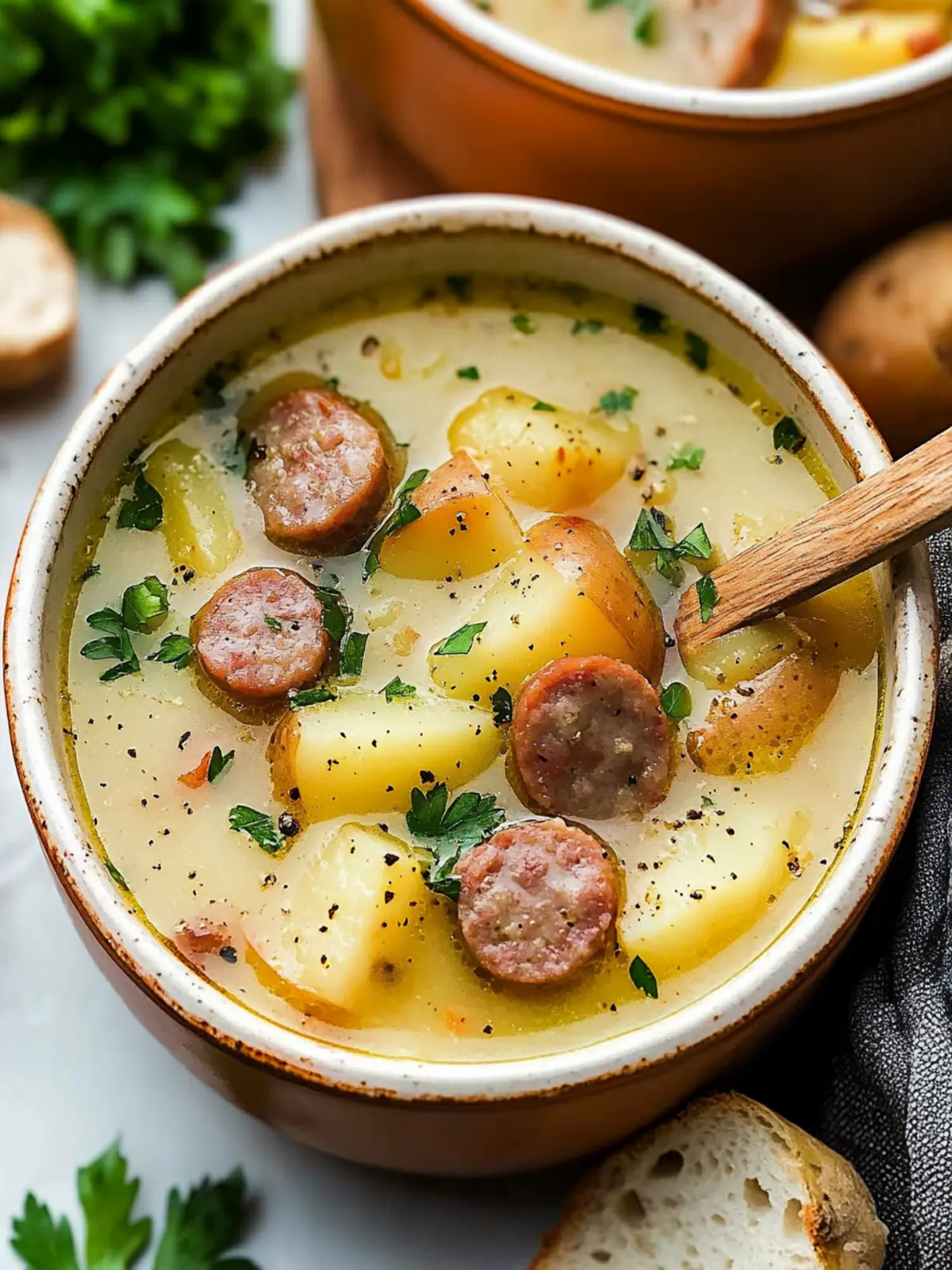 Hearty Classic German Potato Soup With Sausage for Cozy Nights 2 Classic German Potato Soup With Sausage