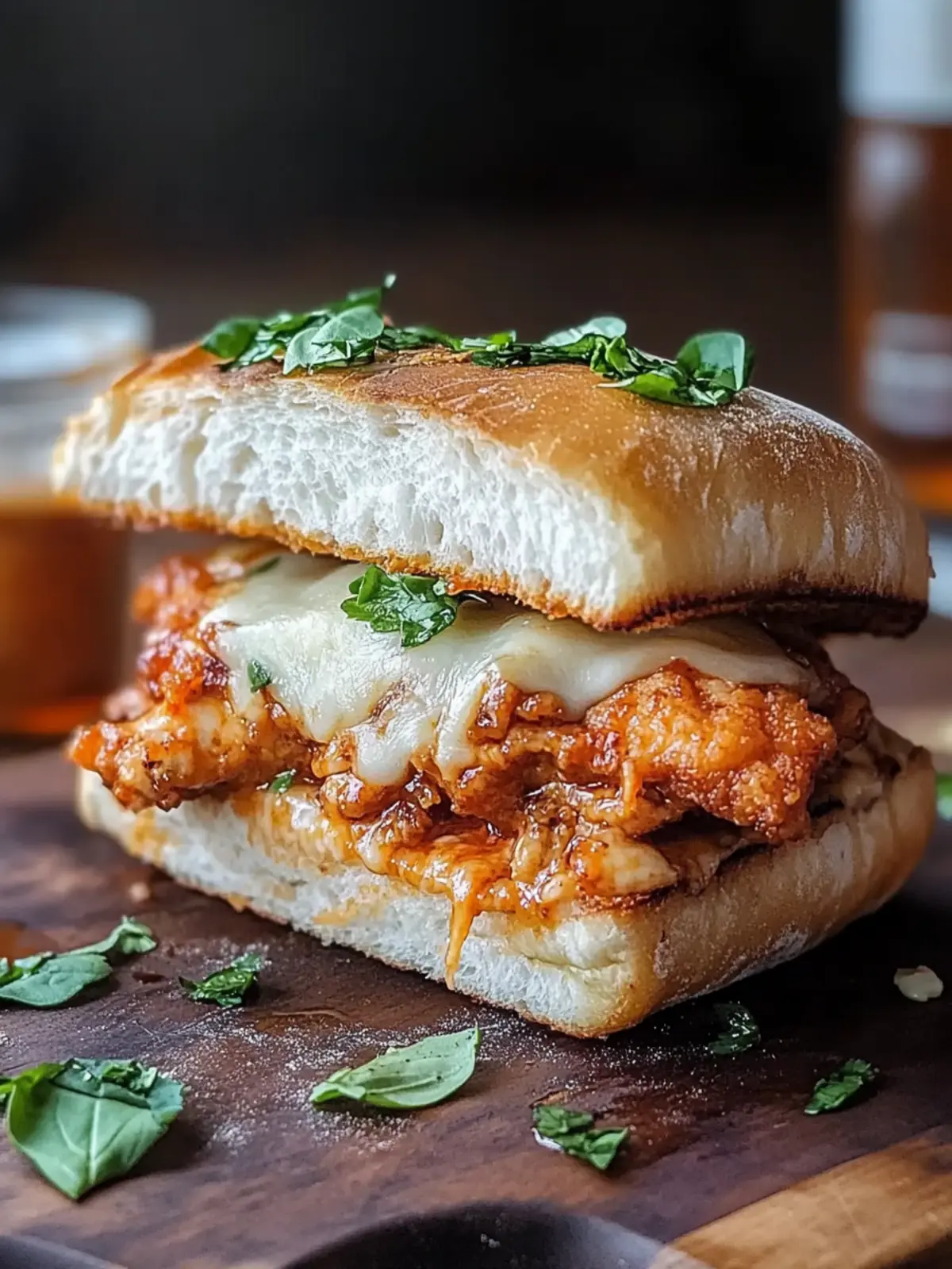 Savory Vodka Sauce Chicken Parmesan Sandwich for Busy Nights 3 Vodka Sauce Chicken Parmesan Sandwich