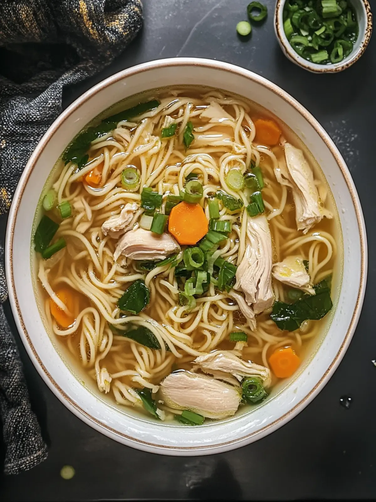 Aromatic Ginger Scallion Chicken Noodle Soup for Cozy Evenings 5 Aromatic Ginger Scallion Chicken Noodle Soup