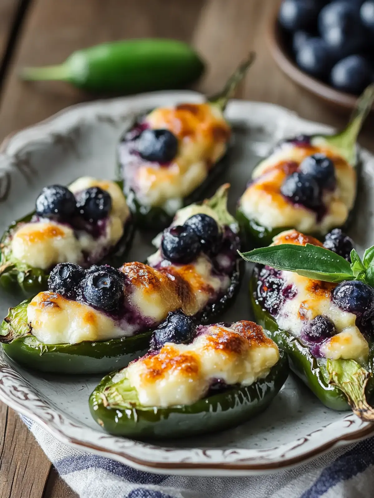 Irresistible Blueberry Brie Jalapeño Poppers You’ll Love 4 Blueberry Brie Jalapeño Poppers