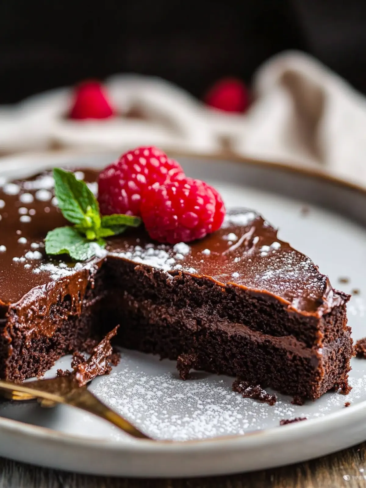 Decadent Fudgy Flourless Chocolate Cake You'll Love 3 Fudgy Flourless Chocolate Cake