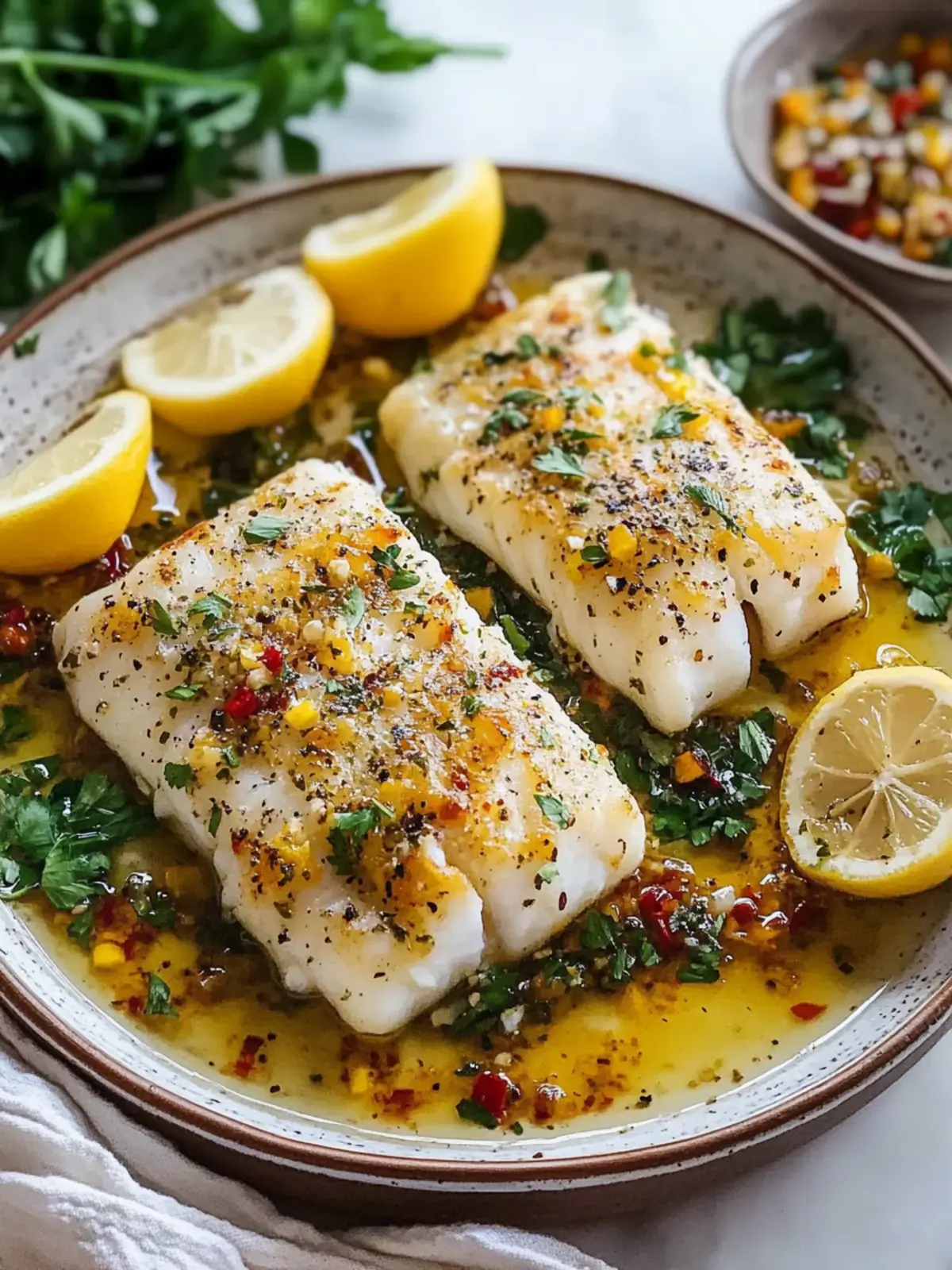 Gluten-Free Mediterranean Baked Cod with Zesty Lemon Garlic 5 Gluten-Free Mediterranean Baked Cod With Lemon And Garlic