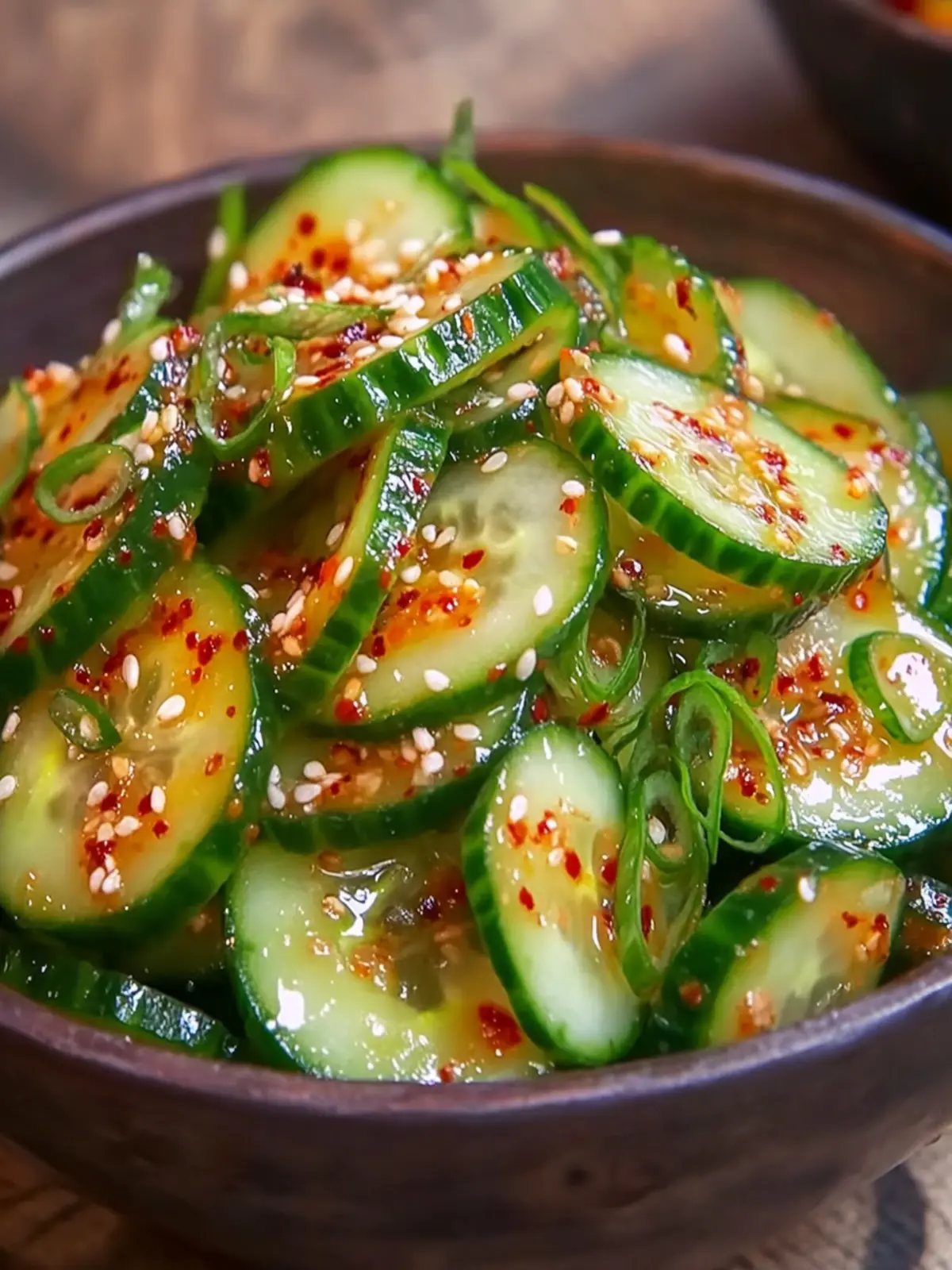 Spicy Korean-Style Cucumber Salad