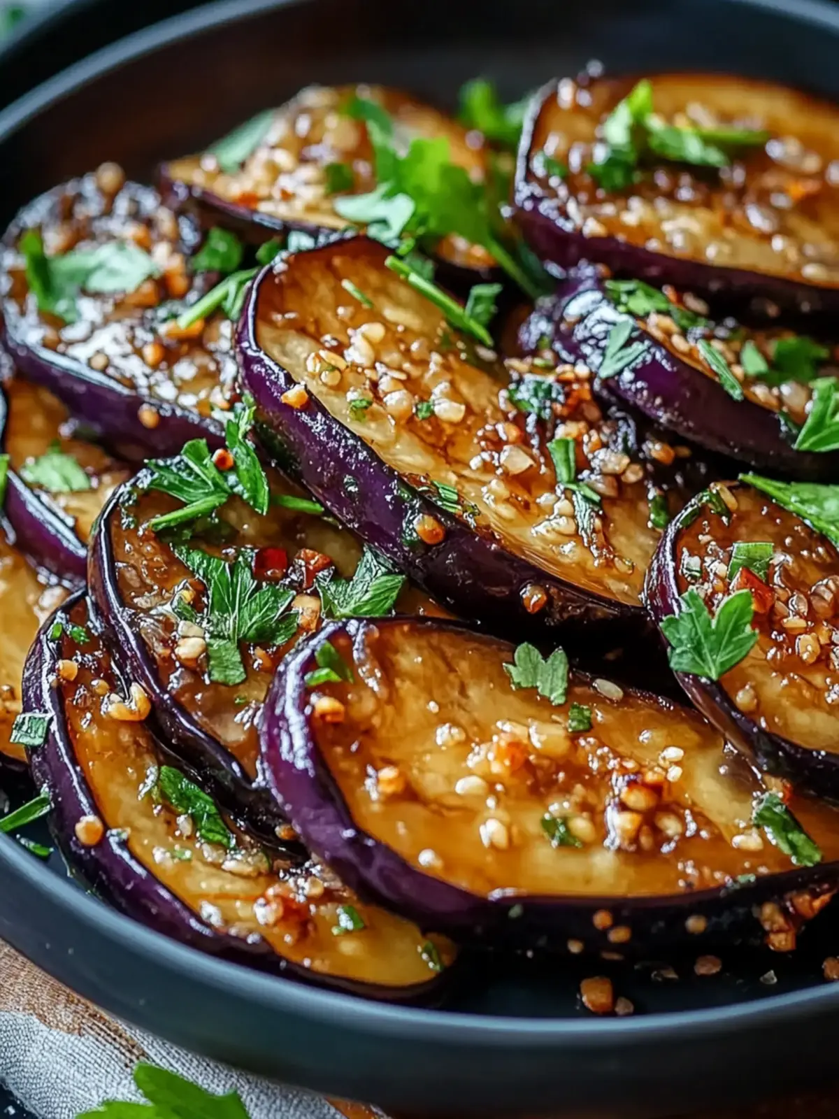 Sticky Garlic Eggplant: Your New Favorite Quick Vegan Recipe 3 Sticky Garlic Eggplant