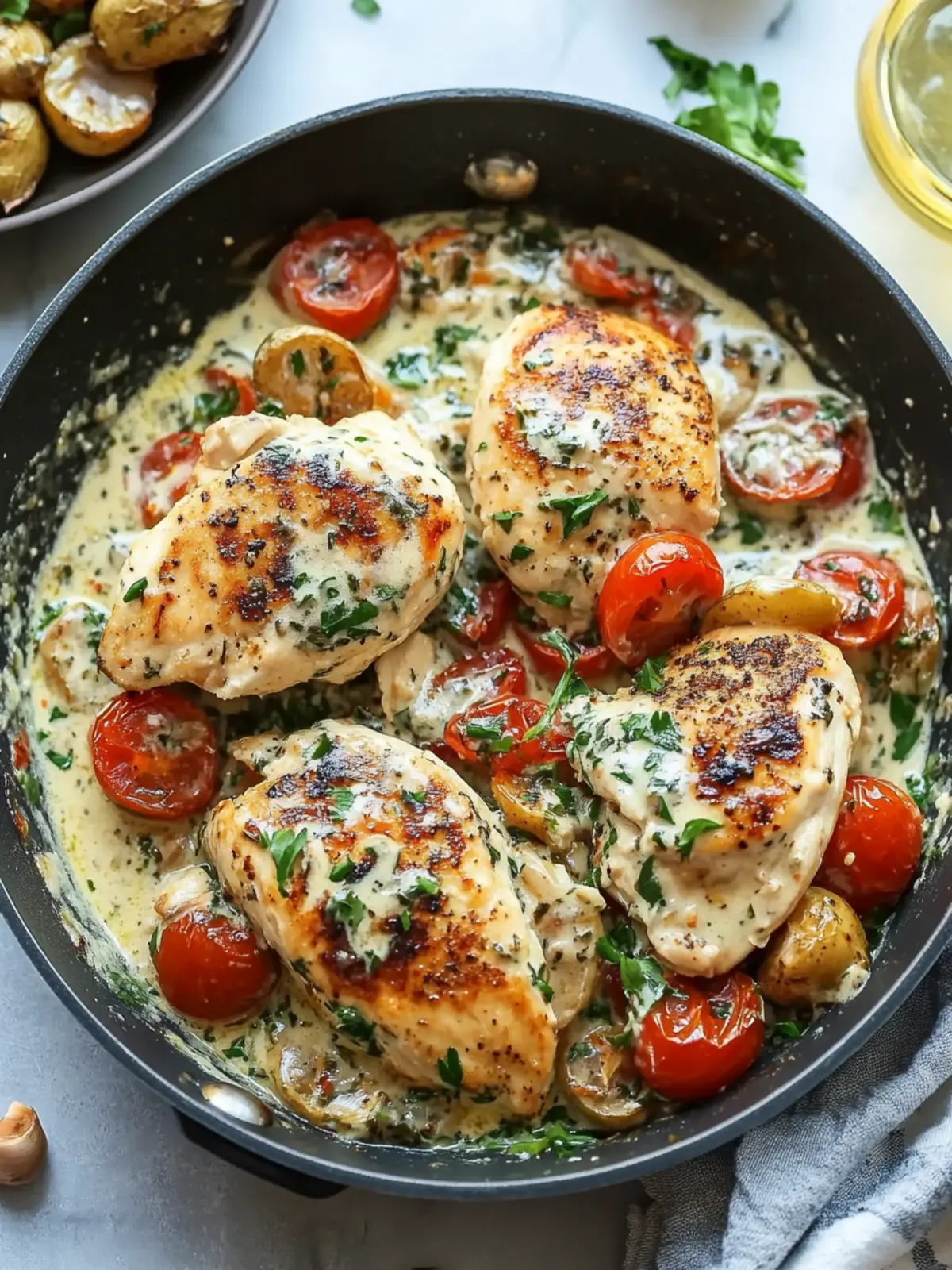 Creamy Mediterranean Chicken Skillet Recipe for Quick Comfort 5 Creamy Mediterranean Chicken Skillet Recipe