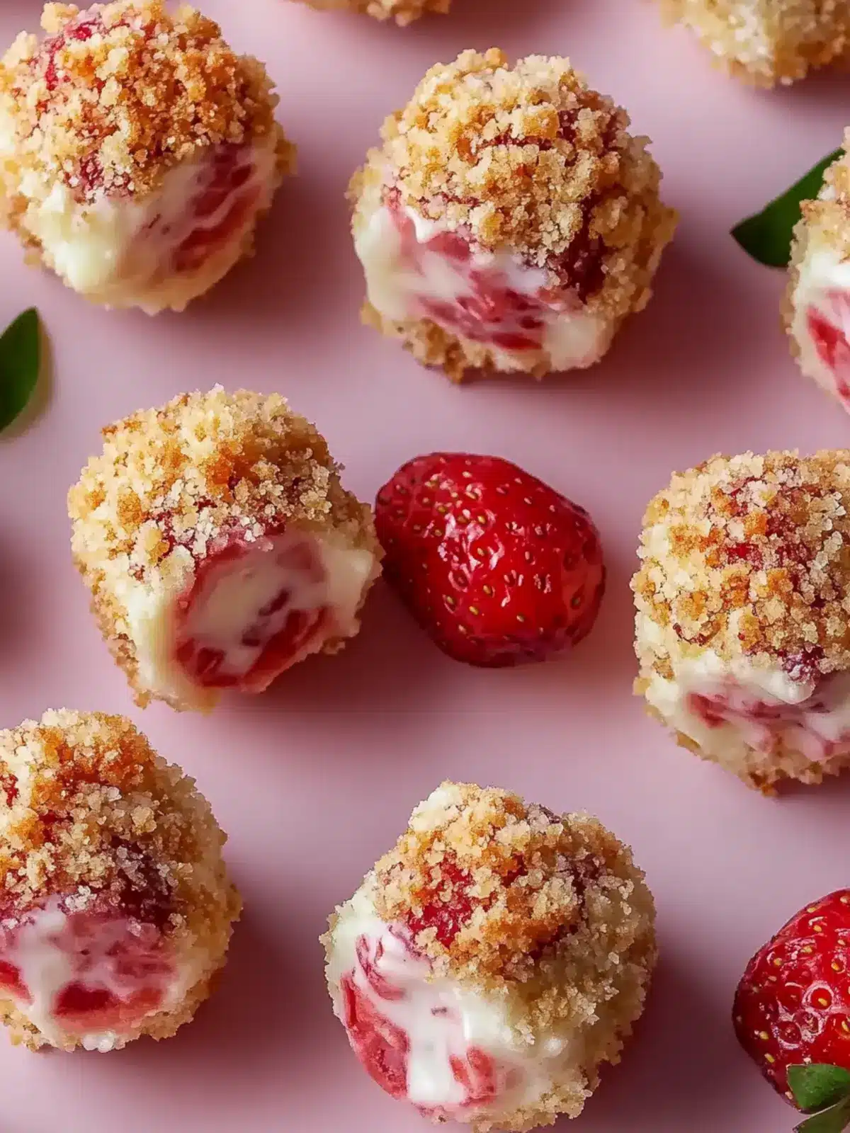 Tasty Strawberry Crunch Bites: Your Easy No-Bake Treat 5 Tasty Strawberry Crunch Bites