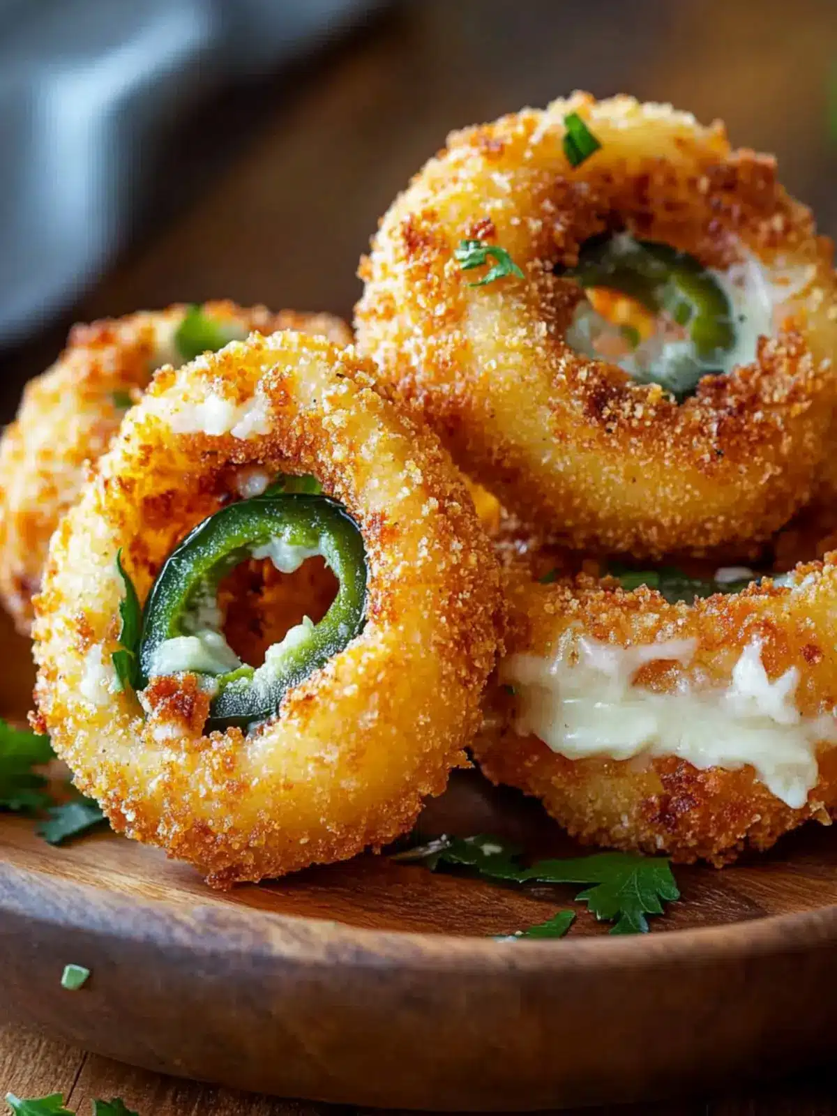 Jalapeño Popper Stuffed Onion Rings Recipe for Crispy Bliss 2 Jalapeño Popper Stuffed Onion Rings Recipe