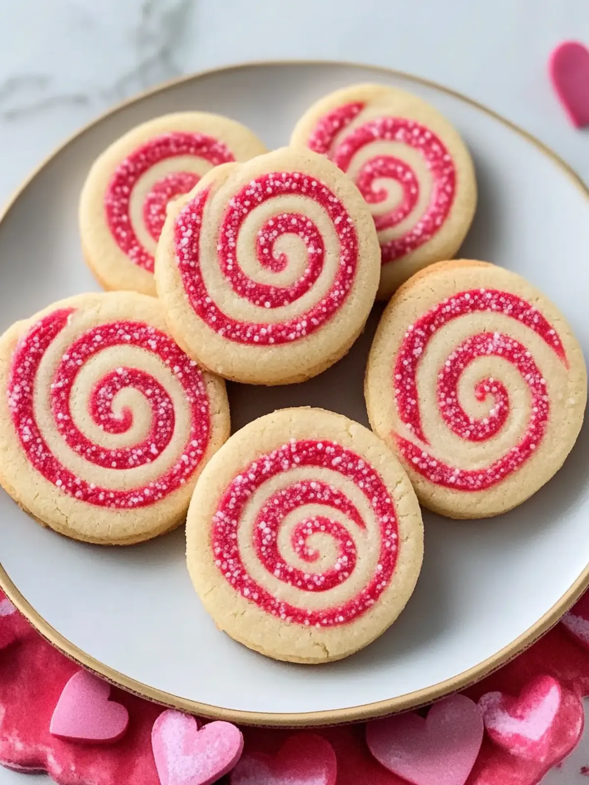 Valentine’s Day Swirl Cookies