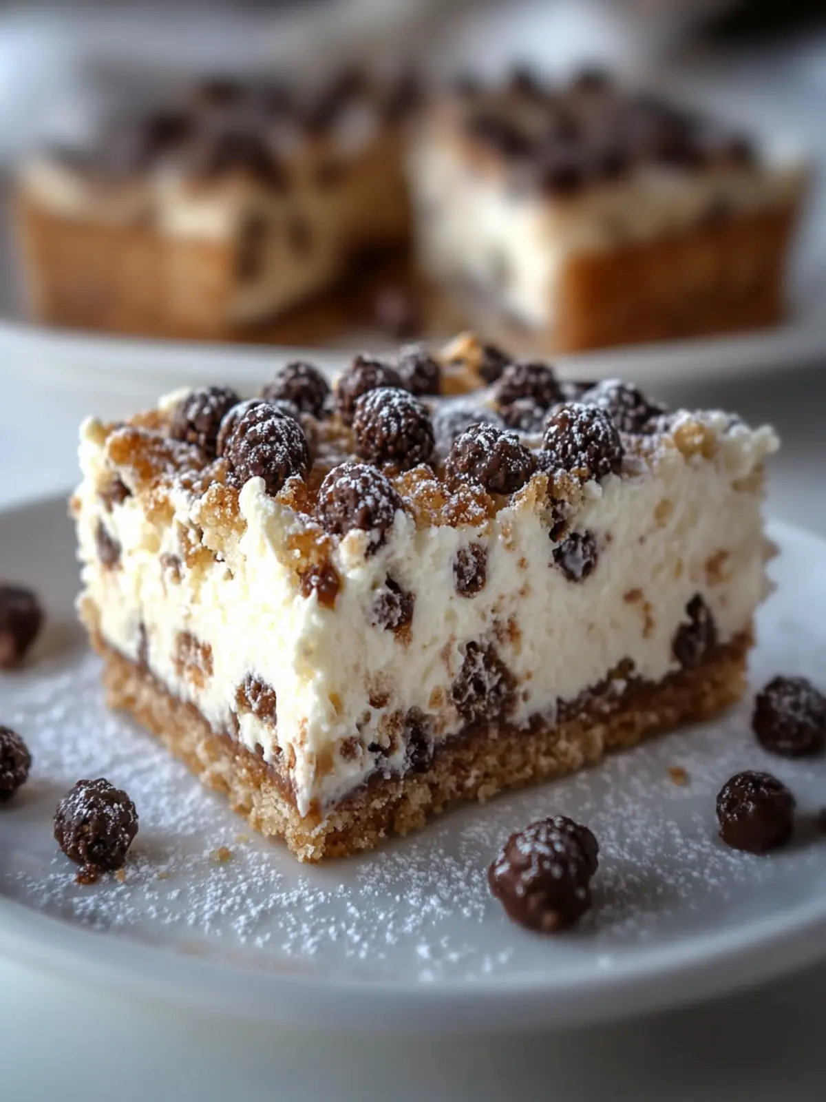 Easy Cannoli Cheesecake Bars: No-Bake Delight in 15 Minutes 3 Easy Cannoli Cheesecake Bars