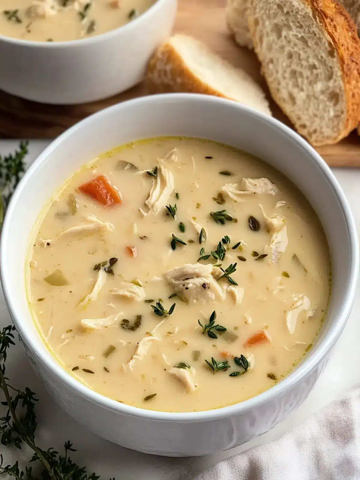 Creamy Boursin Chicken Soup to Warm Your Heart and Home 3 Creamy Boursin Chicken Soup
