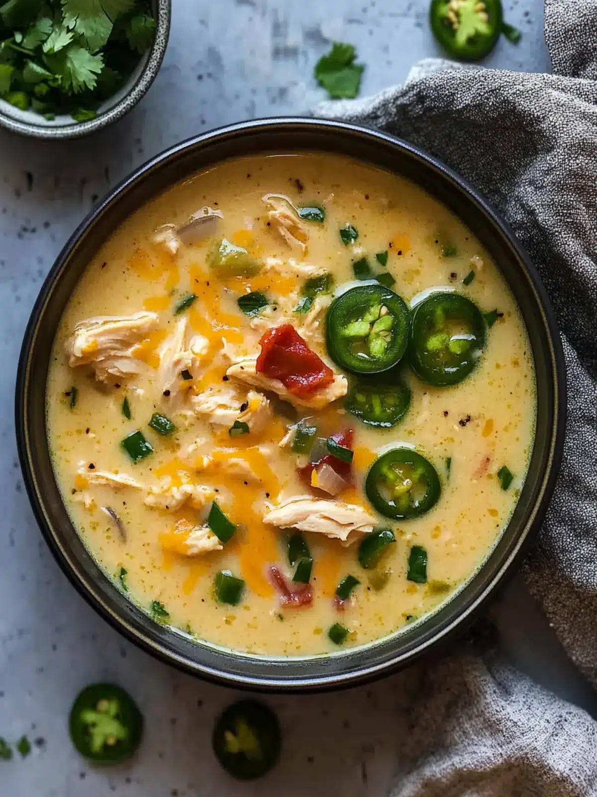Spicy Jalapeño Popper Chicken Soup for Ultimate Comfort Food 3 Spicy Jalapeño Popper Chicken Soup