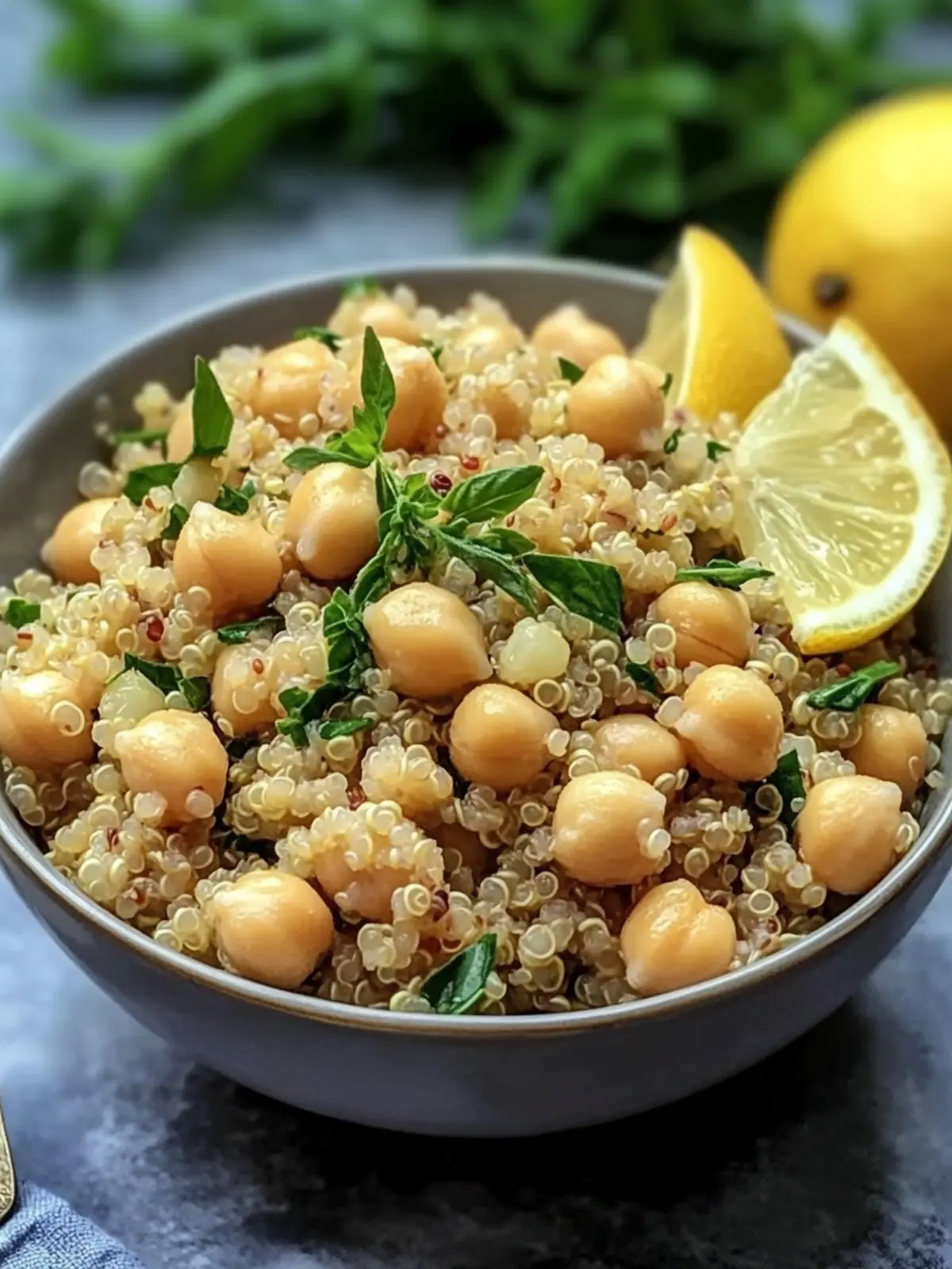 Lemon Herb Quinoa with Chickpeas: A Fresh, Flavorful Delight 2 Lemon Herb Quinoa with Chickpeas