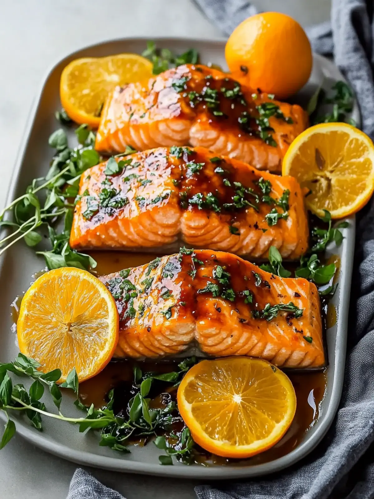 Citrus Glazed Salmon: A Quick Sweet-Tart Delight at Home 2 Citrus Glazed Salmon