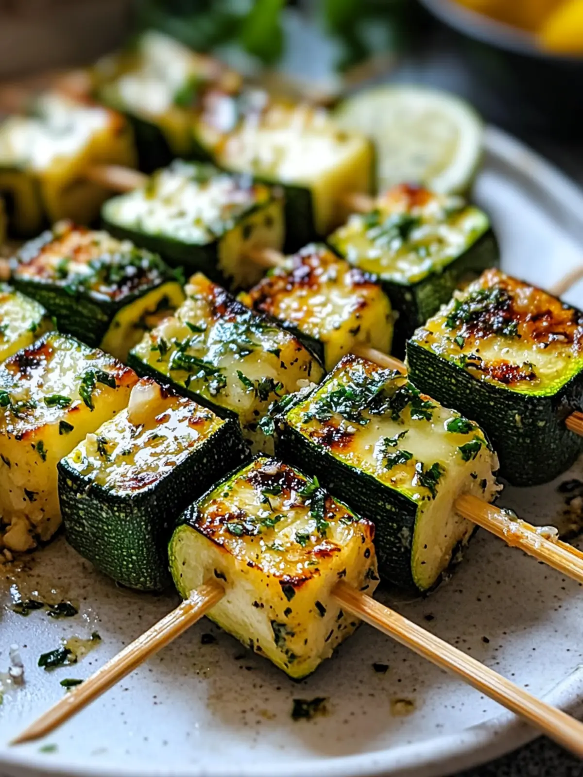 Grill Up Garlic Butter Zucchini Skewers for a Flavor Burst 5 Garlic Butter Zucchini Skewers