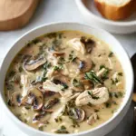Comforting Rotisserie Chicken and Mushroom Soup in 30 Minutes 6 Rotisserie Chicken and Mushroom Soup