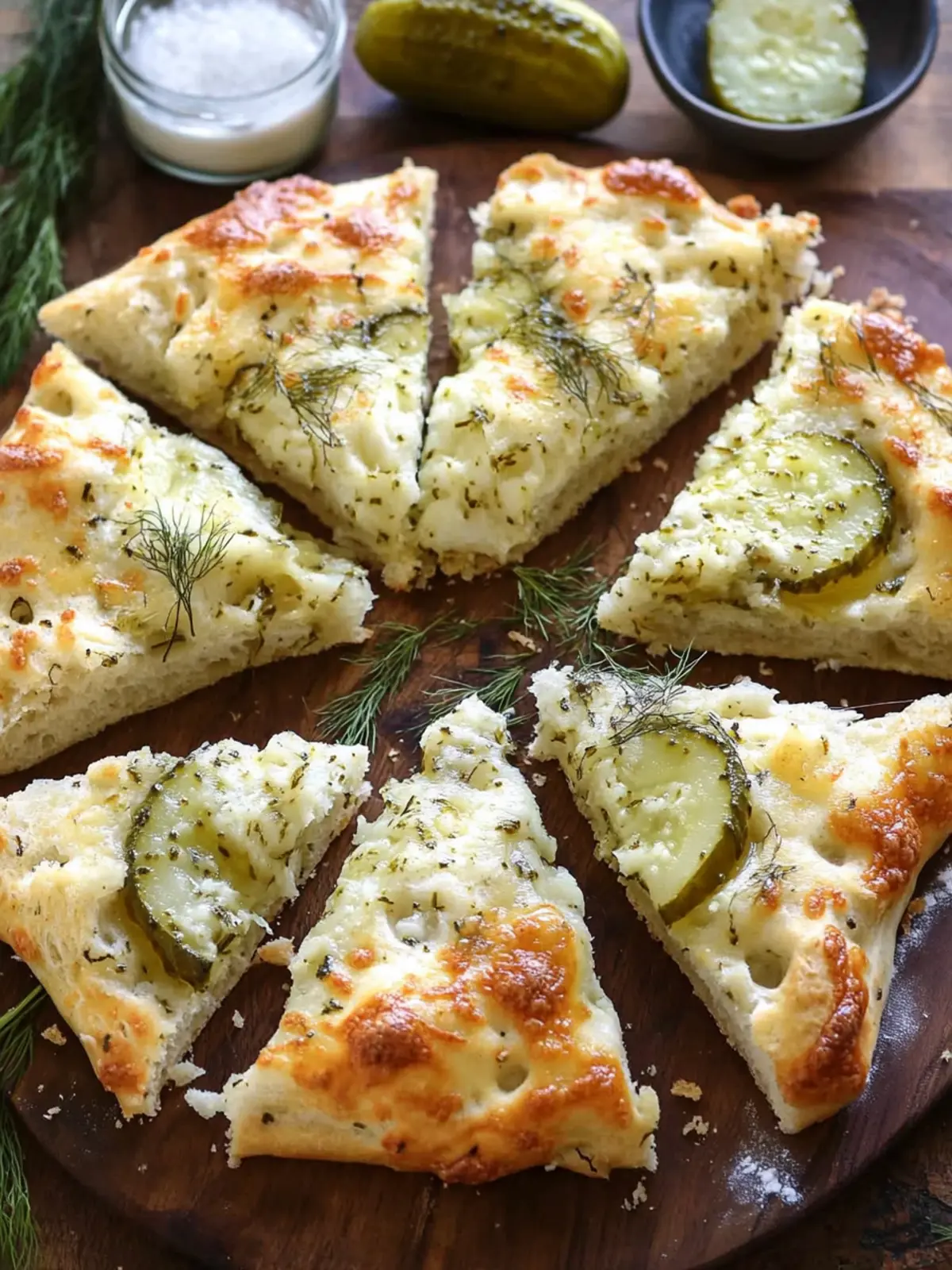 Dill Pickle Focaccia Bread: A Tangy Twist for Homemade Bliss 3 Dill Pickle Focaccia Bread